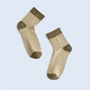 Bundle of 2 pairs Madewell ankle colorblock socks NEW